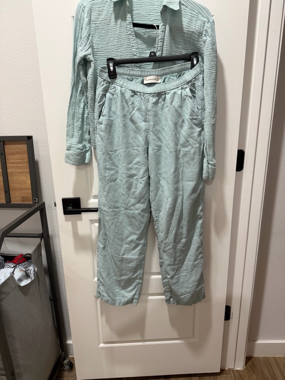 Abercrombie & Fitch Light Mint Track Joggers